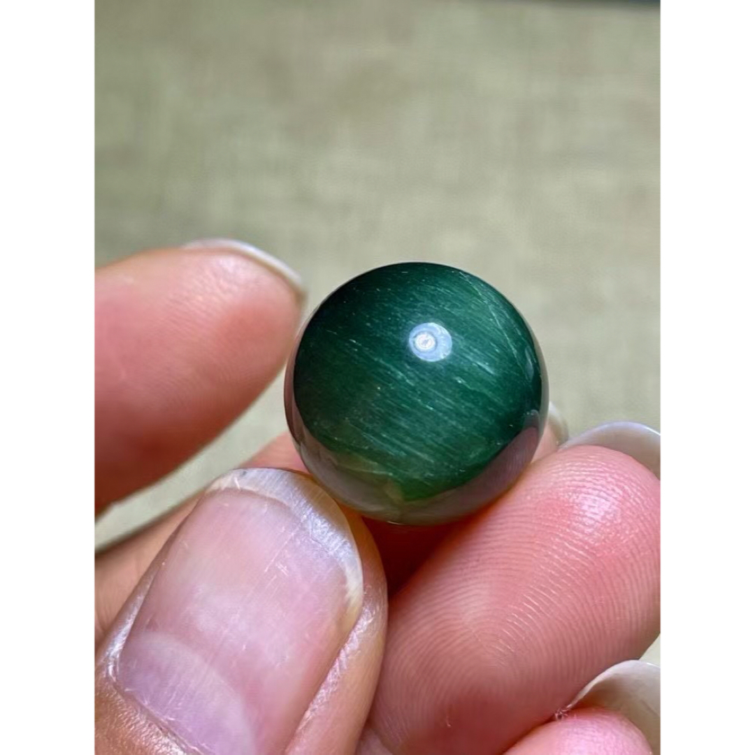 ⭐︎グリーンルチル クオーツ 丸玉 16mm ⭐︎【高級】フラワー