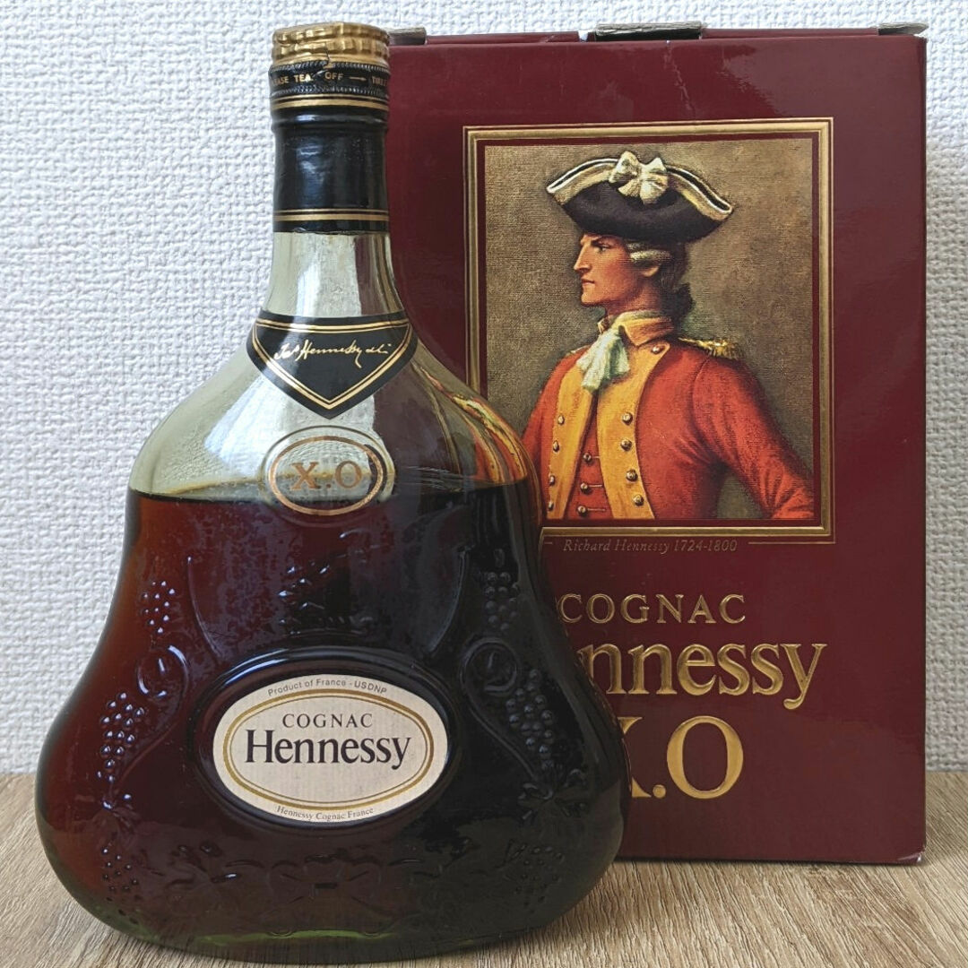 11533】未開栓 Hennessy ヘネシー XO 金キャップ クリアボトル