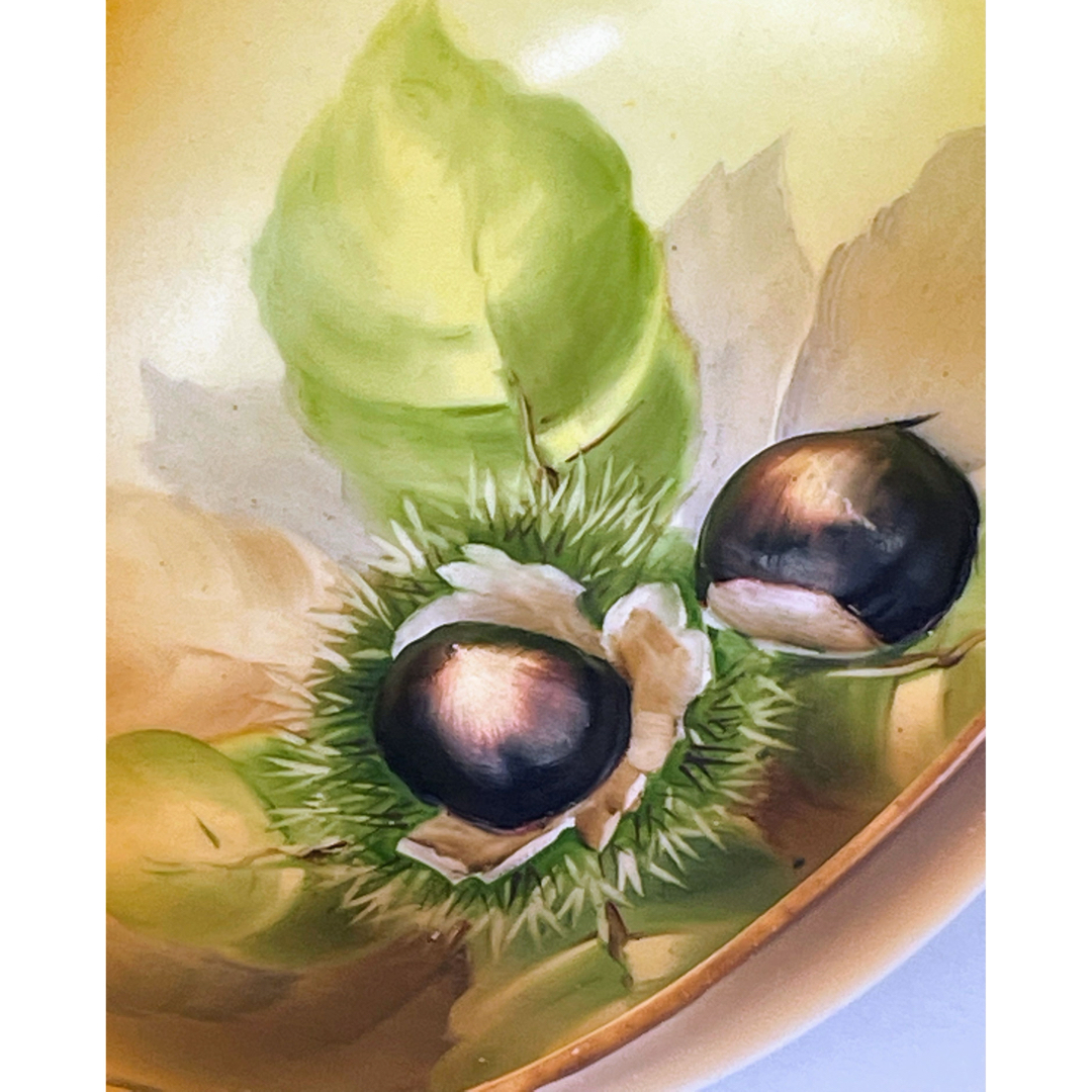 オールドノリタケ ナッツボウル 栗 3D モールド チェスナット