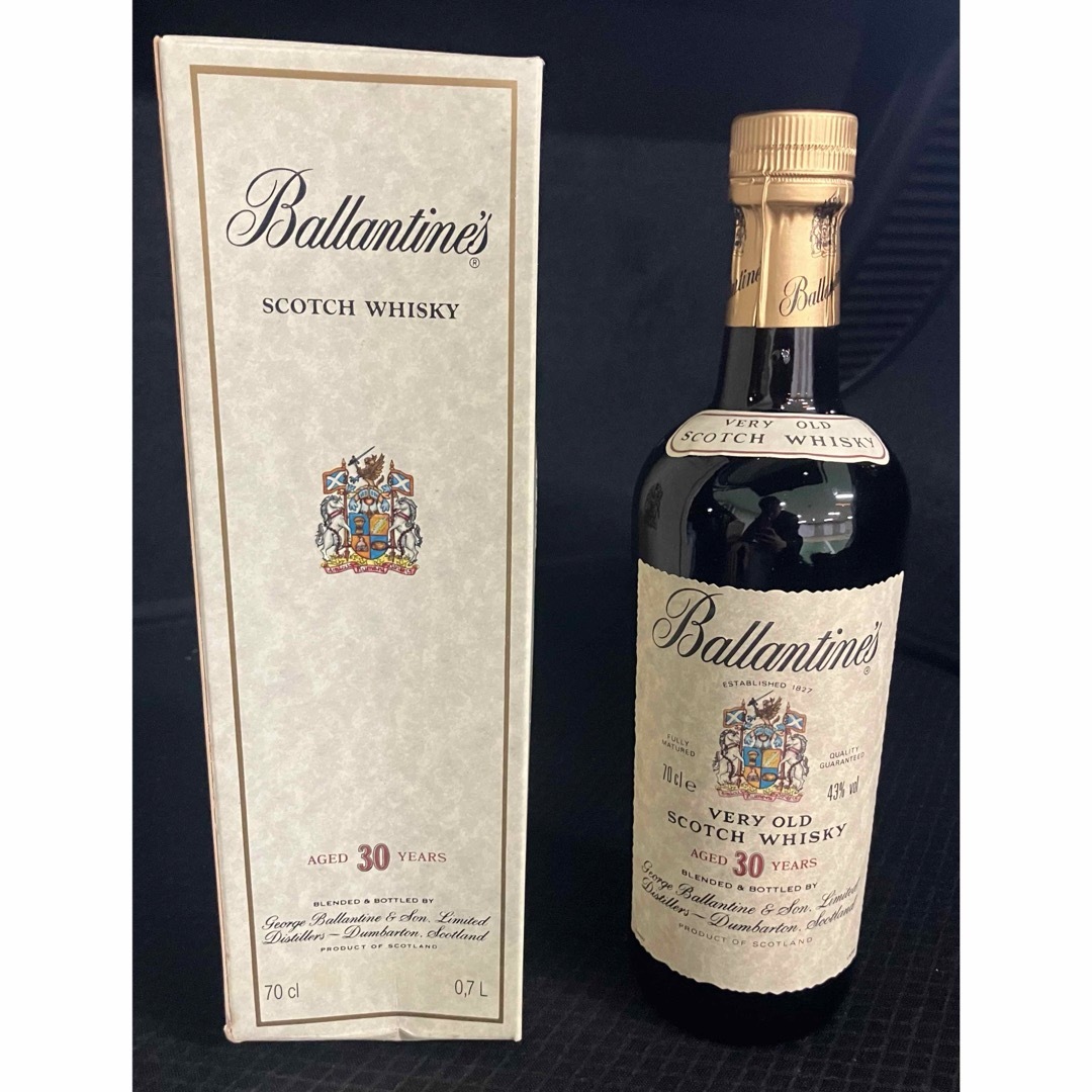 古酒・未開栓バランタイン30年 旧ボトル 箱付未開封】古酒/BALLANTINE'S
