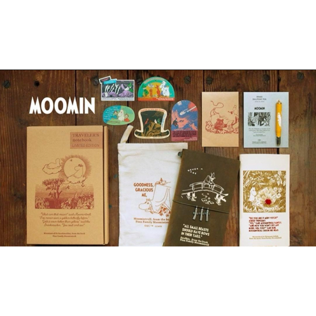 TRAVELER'S COMPANY トラベラーズノートセット （ムーミン一家