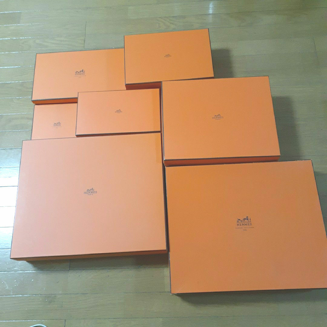 HERMES - エルメス 空箱7個セットの通販 by キャラメル's shop