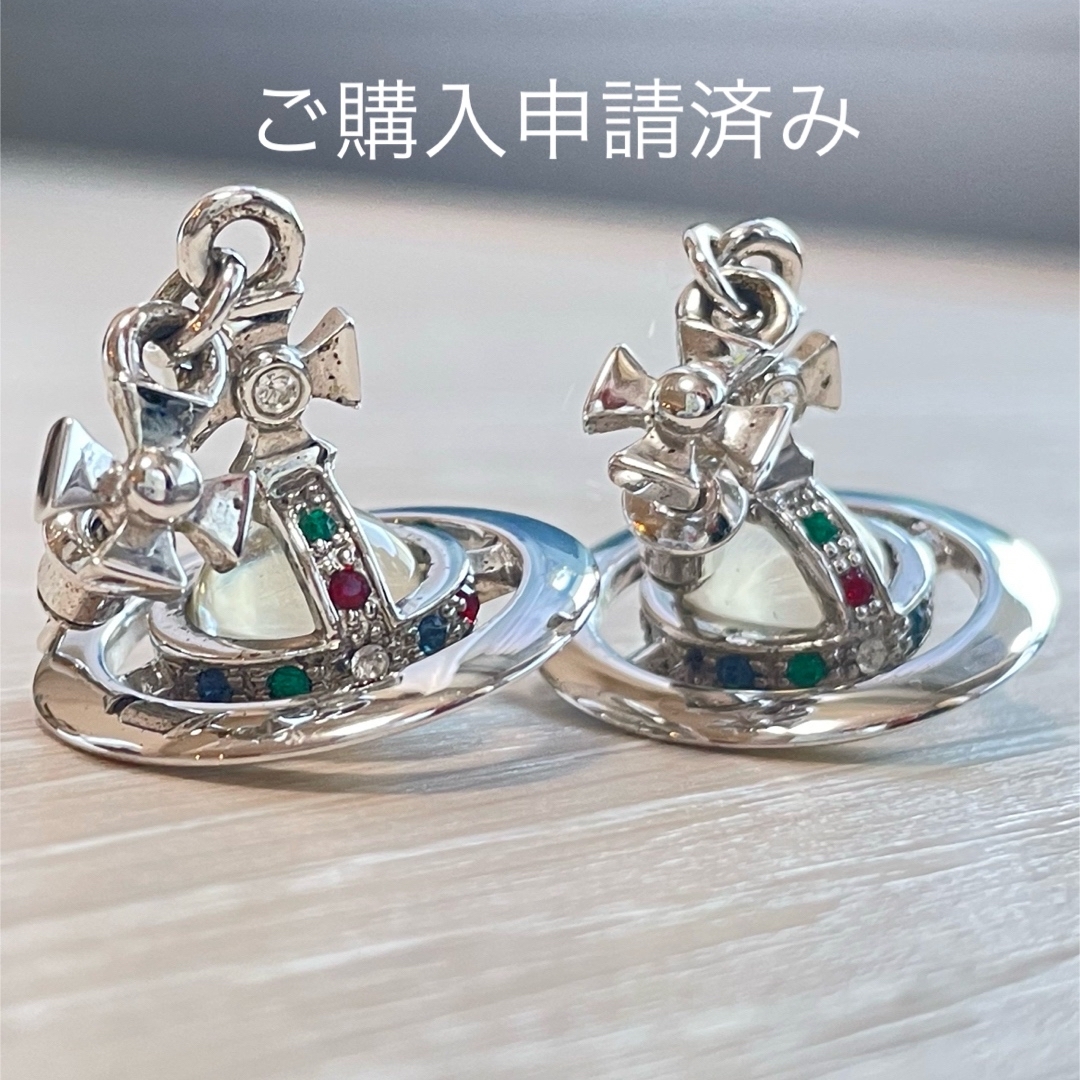 人気】ヴィヴィアンウエストウッド デザイン ピアス Vivienne惑星と星