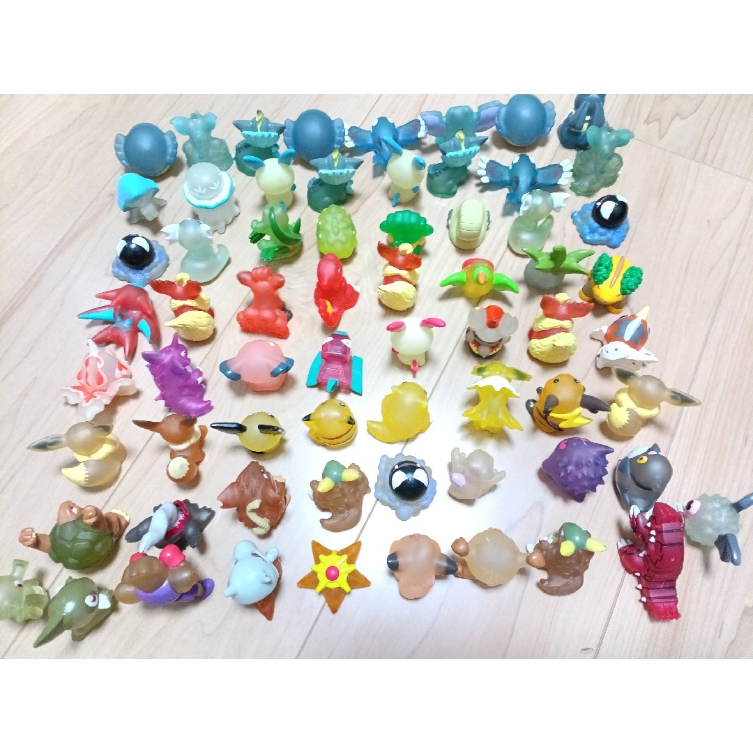 約220個以上 ポケモンキッズ クリア 指人形 ポケモン フィギュア