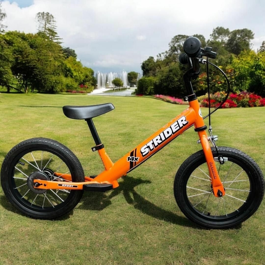 極美品) STRIDER ストライダー 14X バランスバイク オレンジ STRIDER