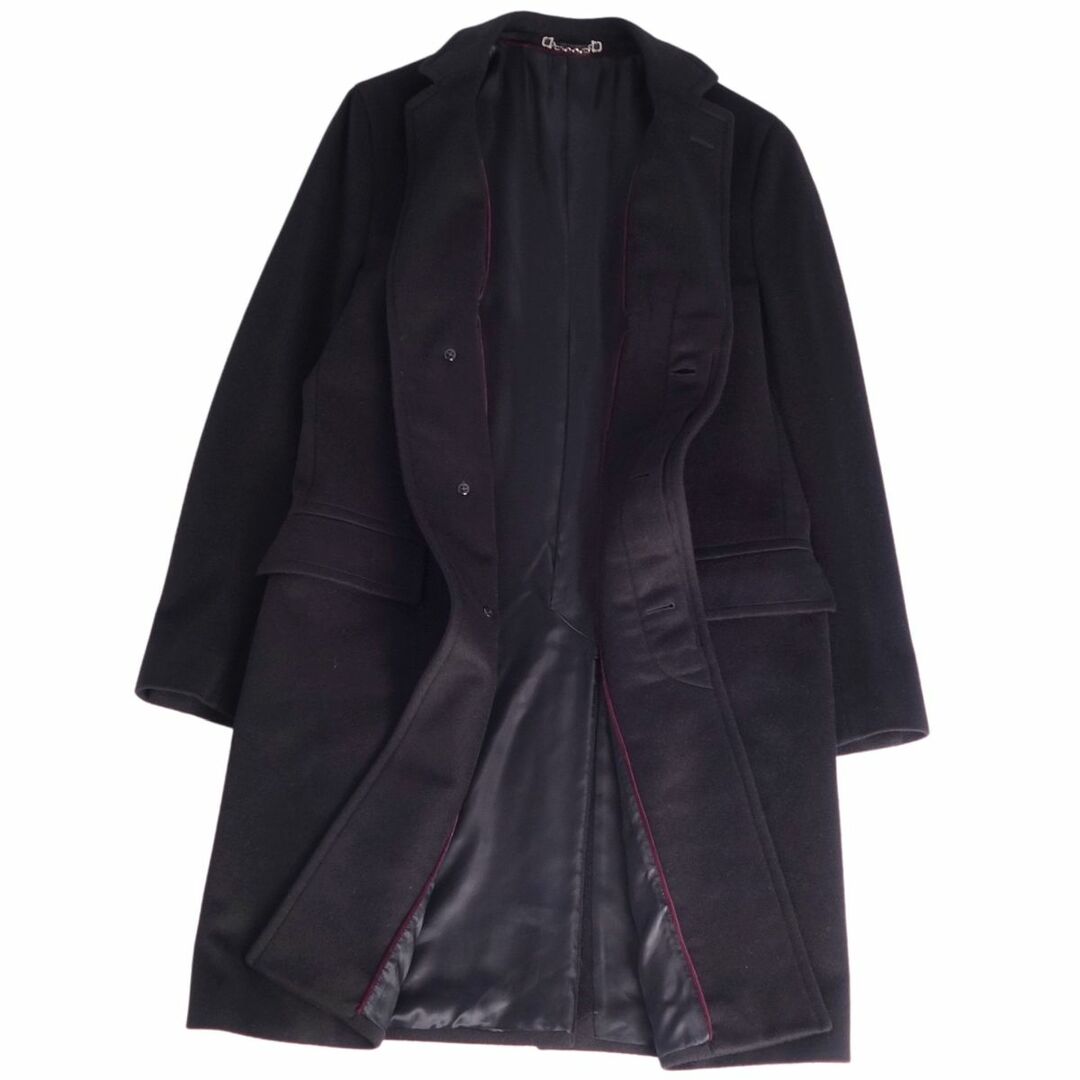 GUCCI ブラック チェスターコート 48