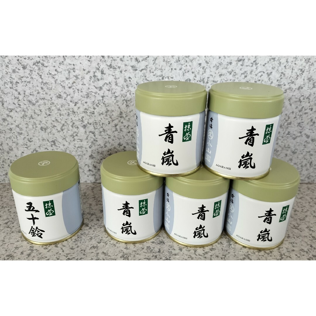 丸久小山園 青嵐 抹茶 40g5缶セット 丸久小山園 青嵐 抹茶 40g5缶