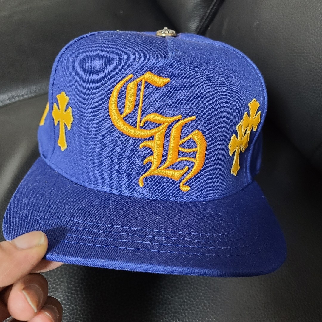 Chrome Hearts - 未使用 クロムハーツ クロスパッチ キャップ ブルー