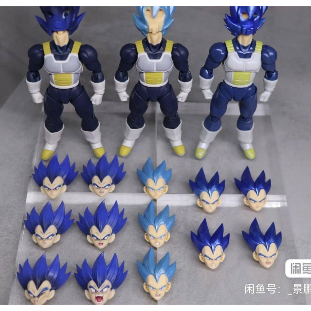 s.h.figuarts ドラゴンボール ベジータ用 ブルー進化 ヘッドパーツの
