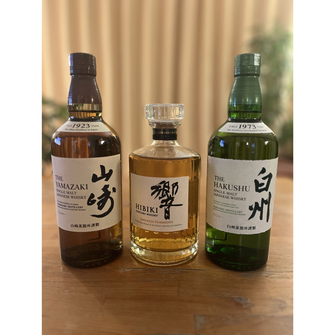 △未開栓 2本セット サントリー 白州 1973 知多 1972 飲み比べ