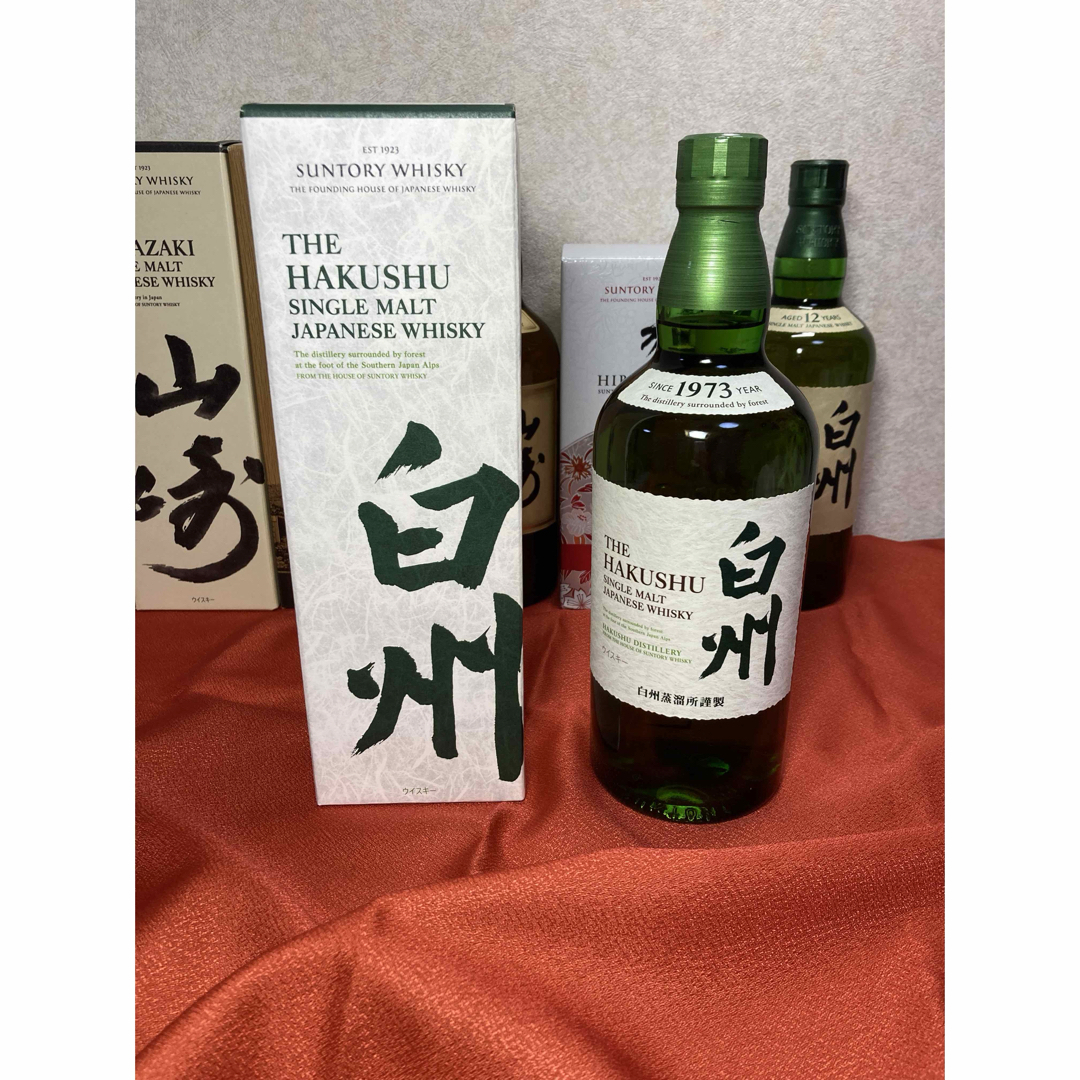 白州・山崎180mlウイスキー 6本セット サントリー シングルモルト