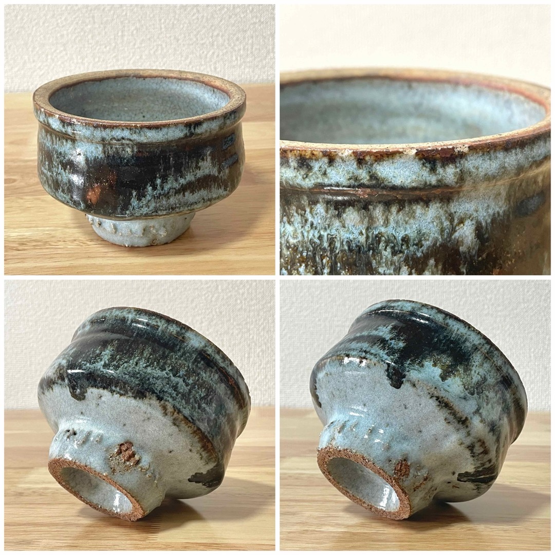 民藝 ふたもの 蓋物 合子 盒子 海鼠釉 検）濱田庄司 河井寛次郎 益子焼