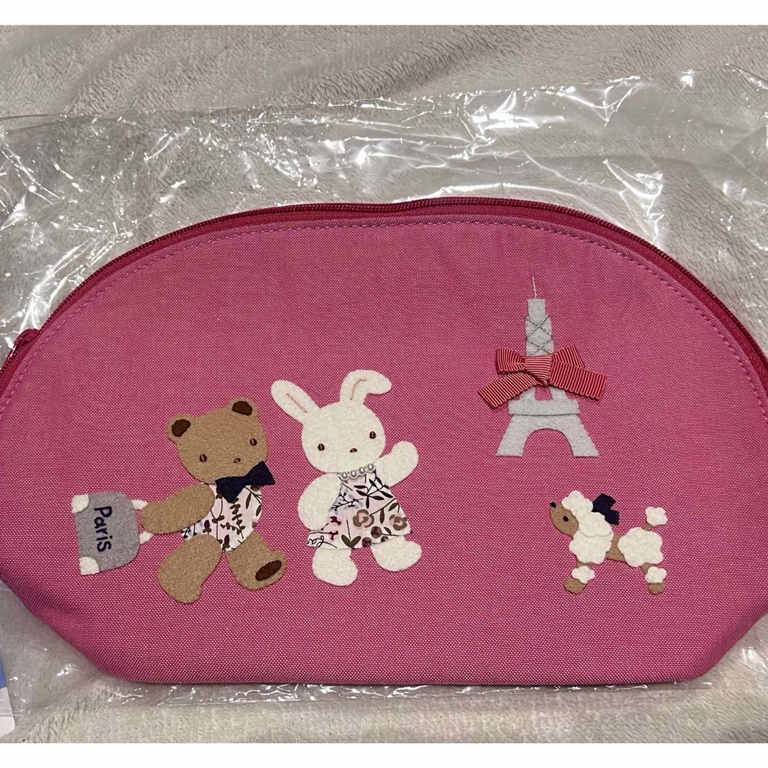 ファミリア カラフルシリーズ ポーチ ピンク ファミリア カラフル