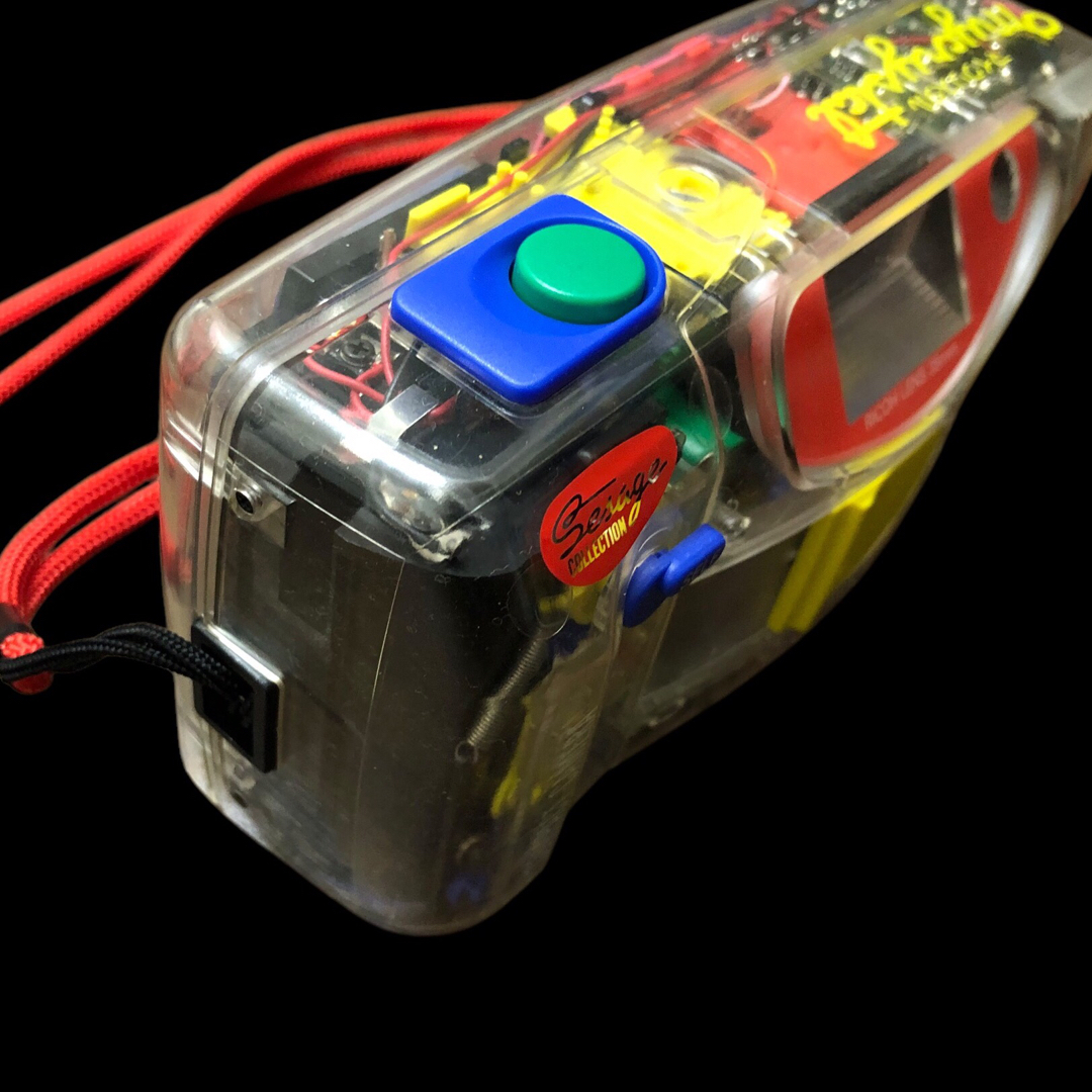 バンダイ リコー フィルムカメラ マイクリスタル スケルトンカメラ