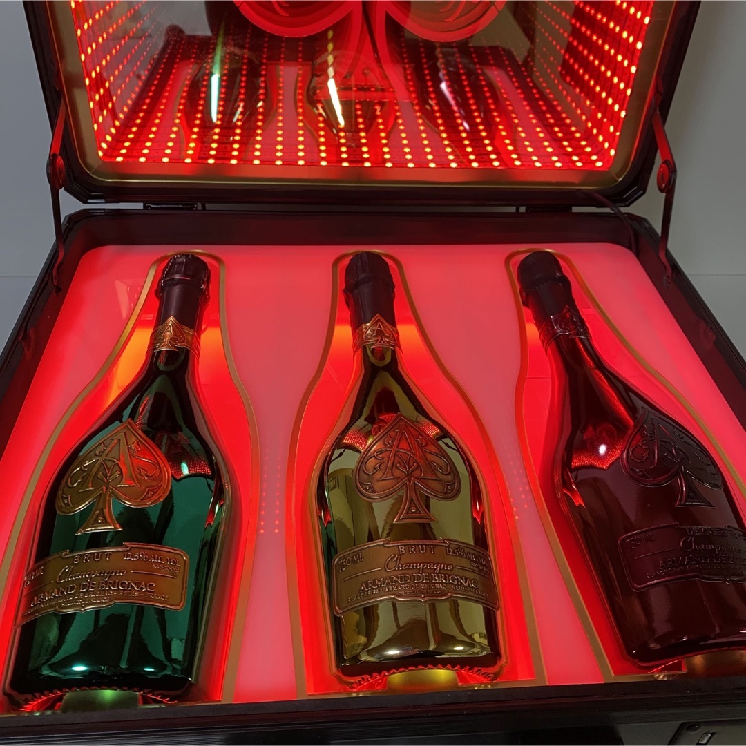 アルマンド アタッシュケース 信号機 ゴールド レッド グリーン ライト