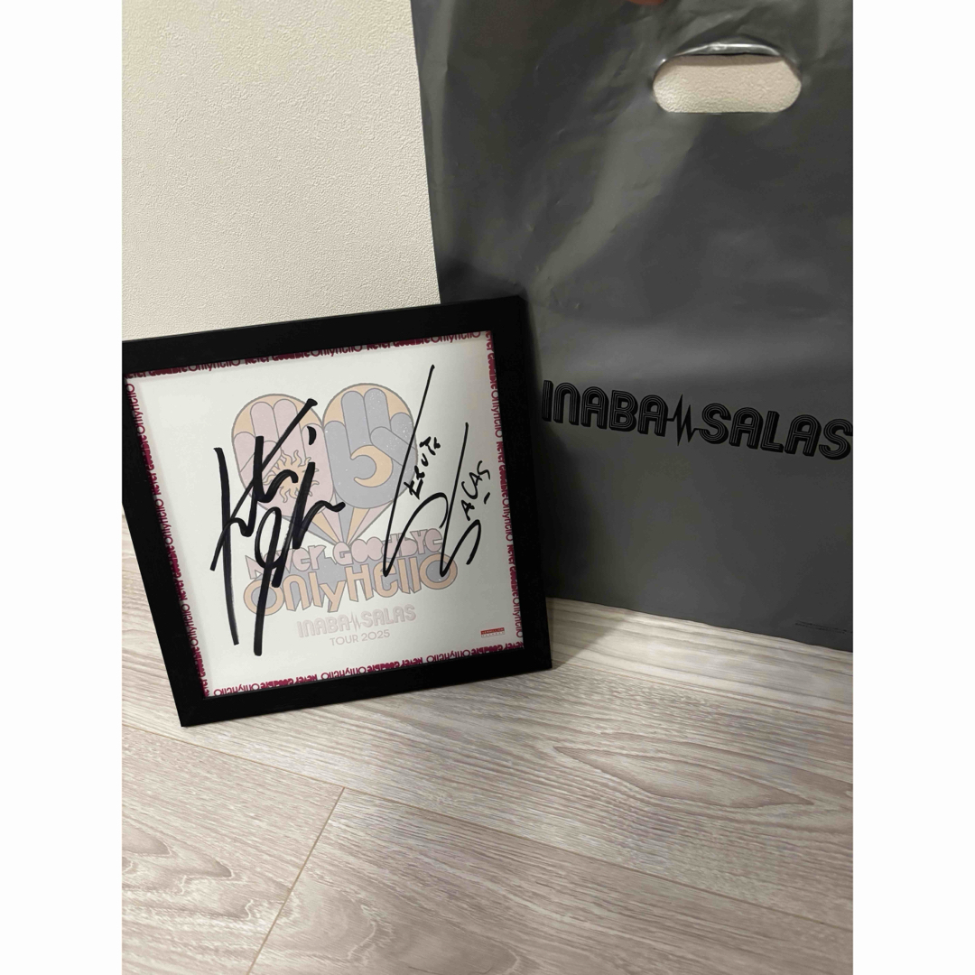 INABA/SALAS サイン イナバサラス INABA SALAS サイン 額縁付き】INABA