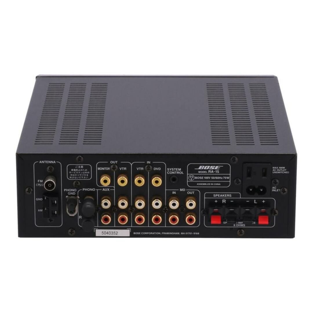 BOSE マルチメディアアンプ RA-15 ⁄ DVA-15 BOSE RA-15 アンプ BOSE