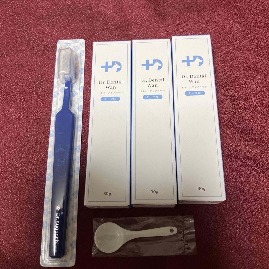 ドクターデンタルワン 犬用口腔ジェル30g 歯ブラシ&スプーン付き
