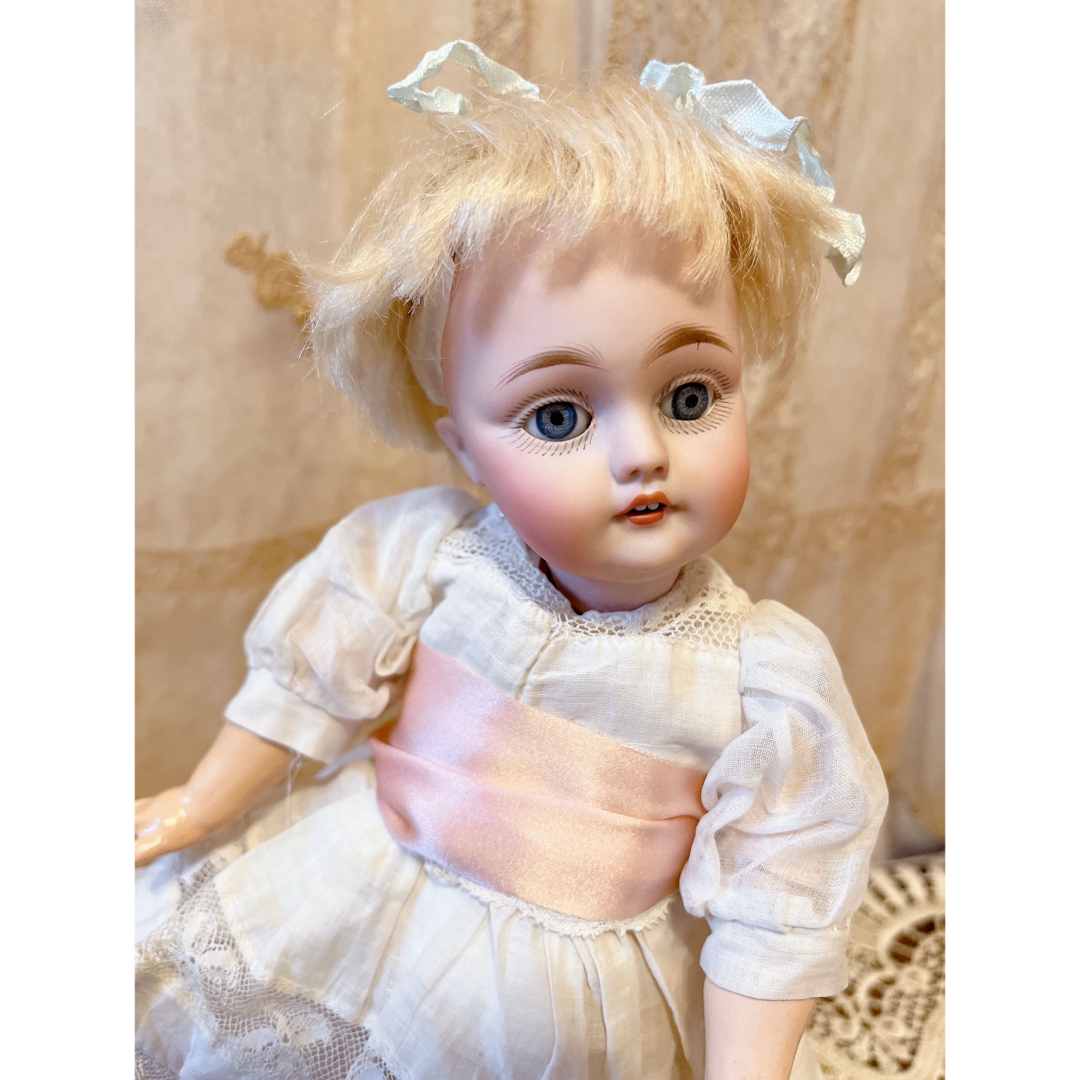 ご予約品となりました。 アンティークビスクドール ケストナー143
