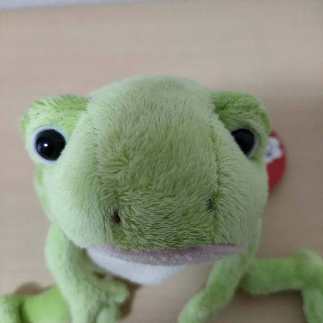 激レアタグ付きモンスイユボーノカエルぬいぐるみレトロ