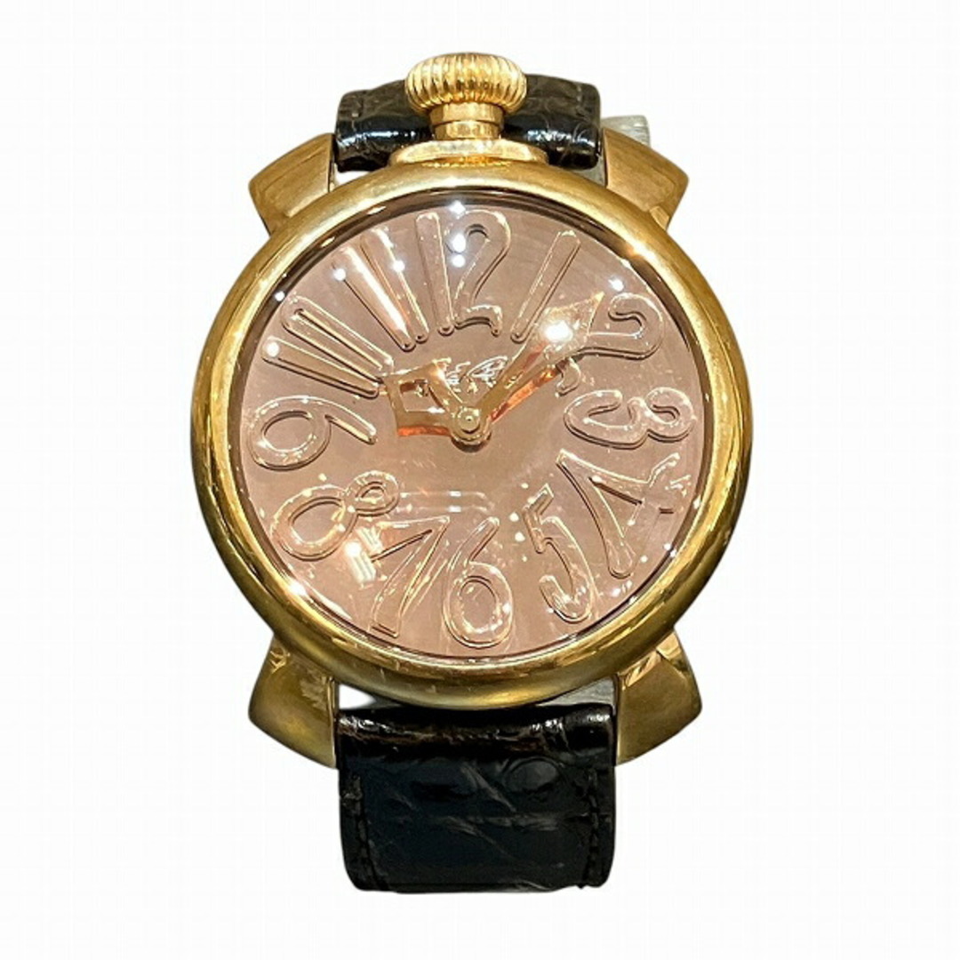 ガガミラノ マヌアーレ40 クォーツ 500本限定 時計 腕時計 メンズ 送料