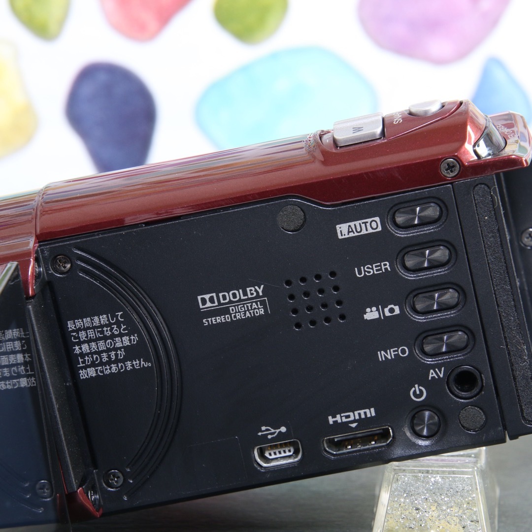 ♥︎◇JVC Everio GZ-HM460 ◇スマホ転送♪ ◇レッド 【公式通販】