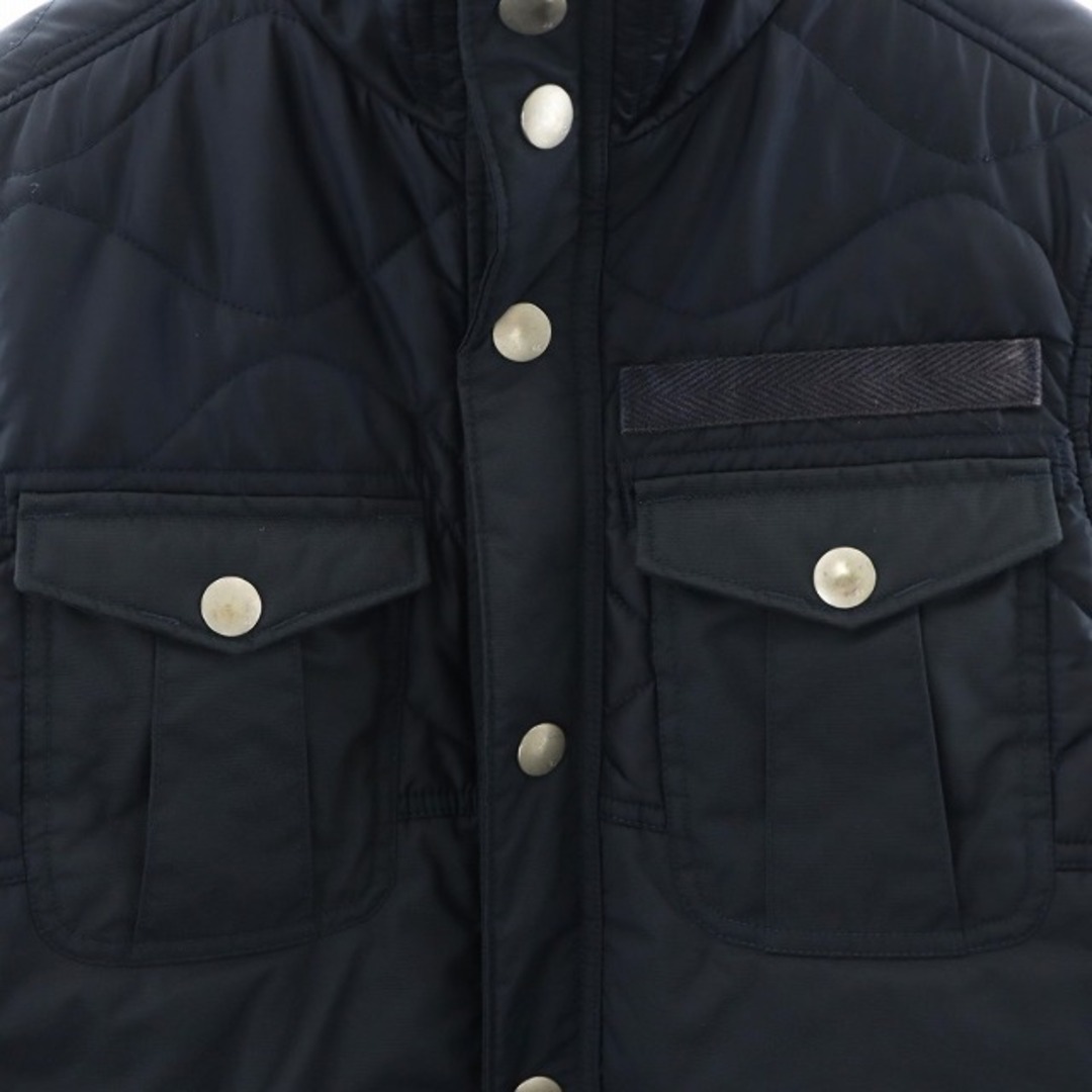 新品☆ ジースター ロウ キルティング ジャケット 紺 (M) ヨーロピアン