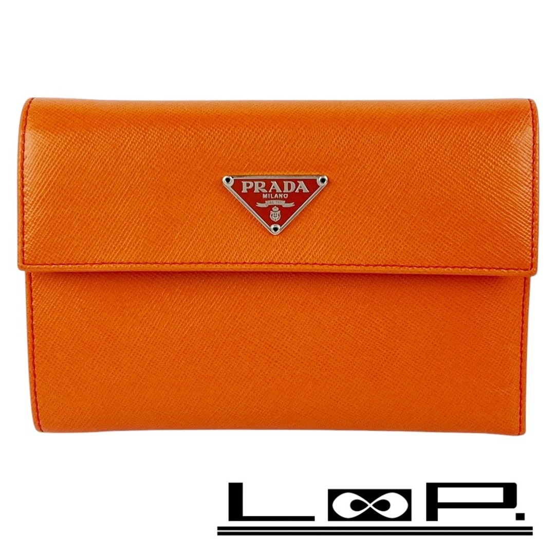 PRADA - □新同□ プラダ 3つ折り 財布 コンパクト ウォレット