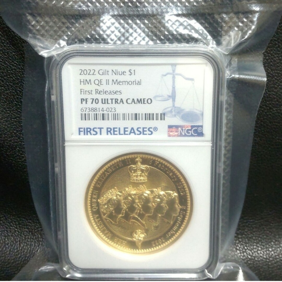 最高鑑定】2022年 エリザベス2世 追悼記念 FR NGC PF70UC