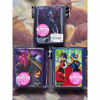 ロックマンエグゼ ダークロックマン フォルテ マスクの中 プレイマット