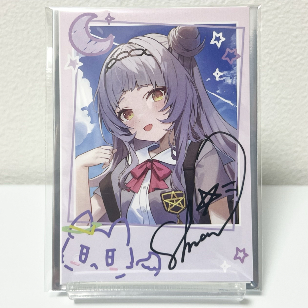 直筆サイン入り 旧都なぎ キャンバスアート2種 作品集 ステッカー2種 直筆