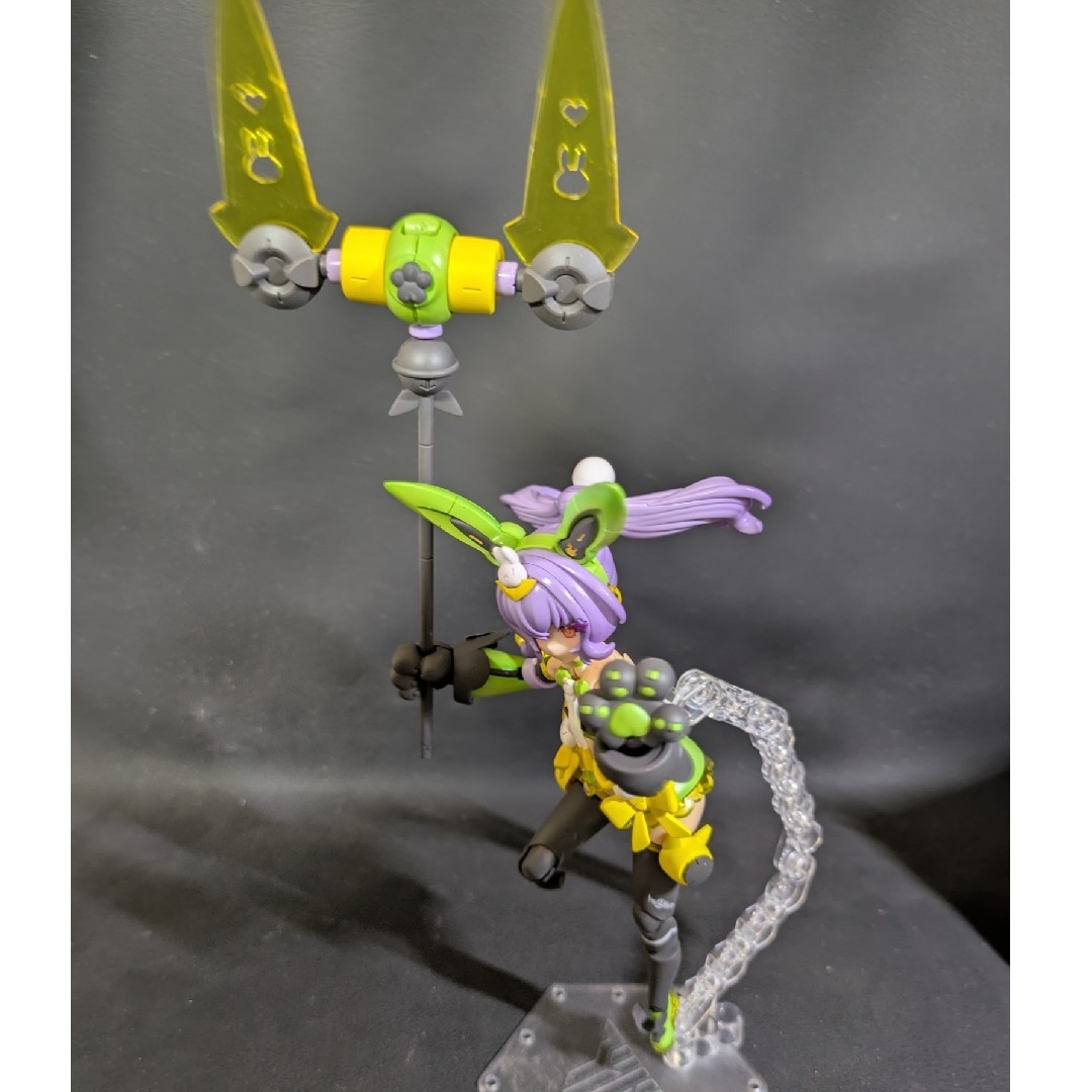 メガミデバイス プニモフ PUNI☆MOFU ラン 大神ミオ風塗装 PUNI☆MOFU