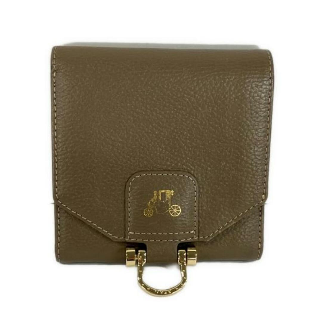 アタオATAO ロトロ 二つ折り財布 コンパクト財布 トープ