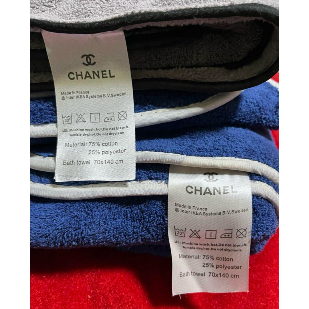 新品未使用】CHANEL タオル2色セット シャネル トートバッグ＆バス