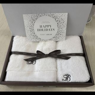 FOXEY フォクシー ハンドタオル 7枚セット ロゴ刺繍 コットン ギフト