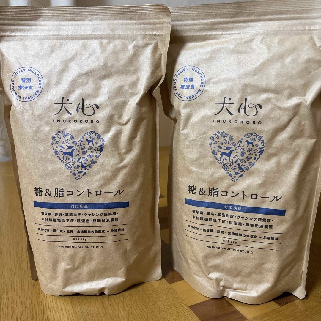 犬心 糖&脂コントロール 1キロ✖️4袋 トップ 犬心 糖脂