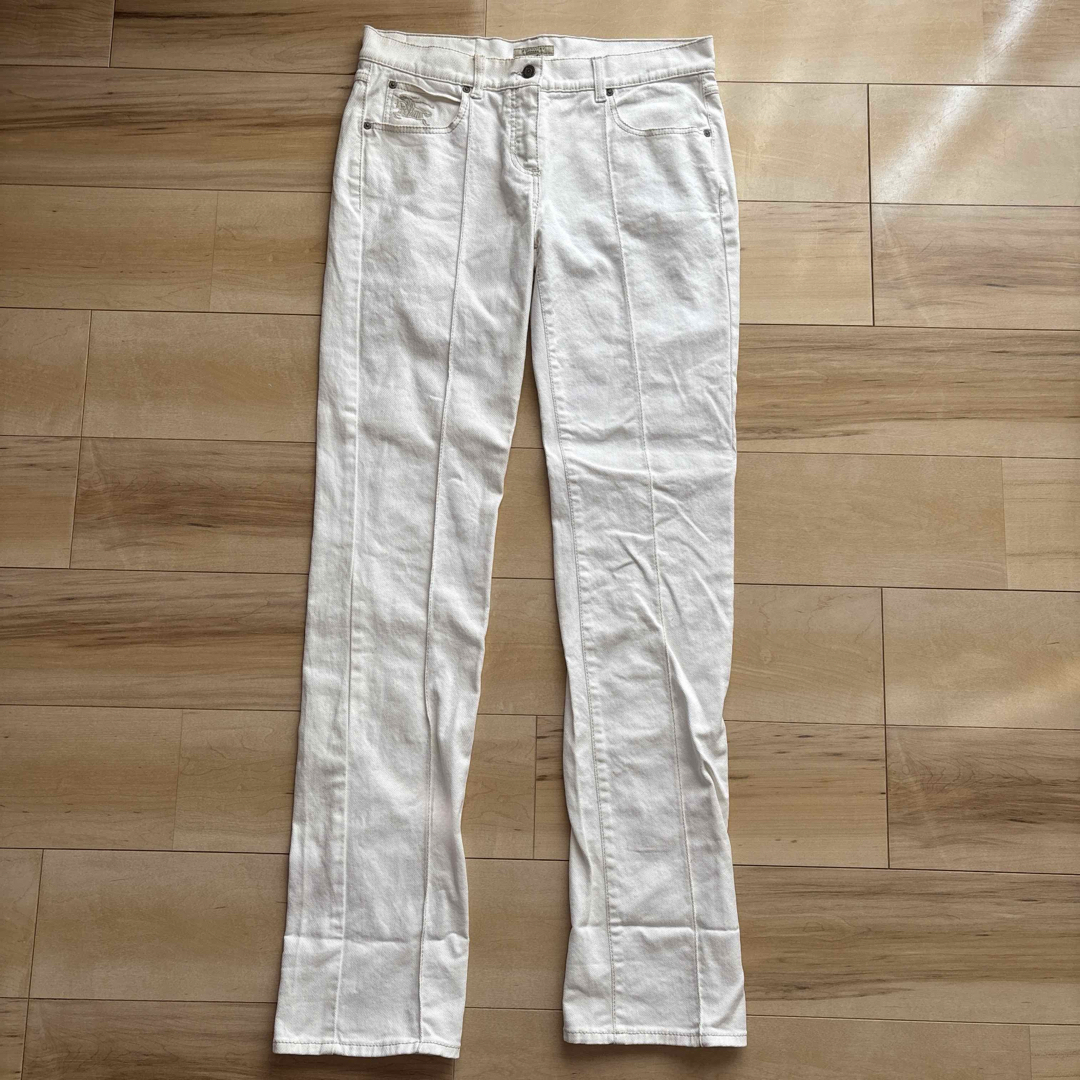 Burberry ホワイトデニム UK12 USA10 バーバリージャパン