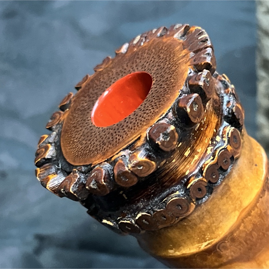 尺八 都山流 銀越 中継ぎ緩み無し 一尺四寸管 籐