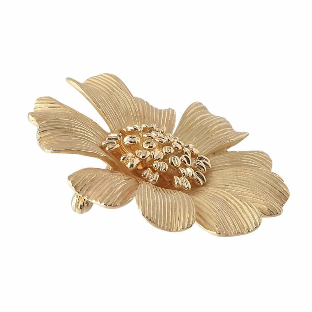 ティファニー ハナミズキ フラワー ブローチ 750YG【21483】