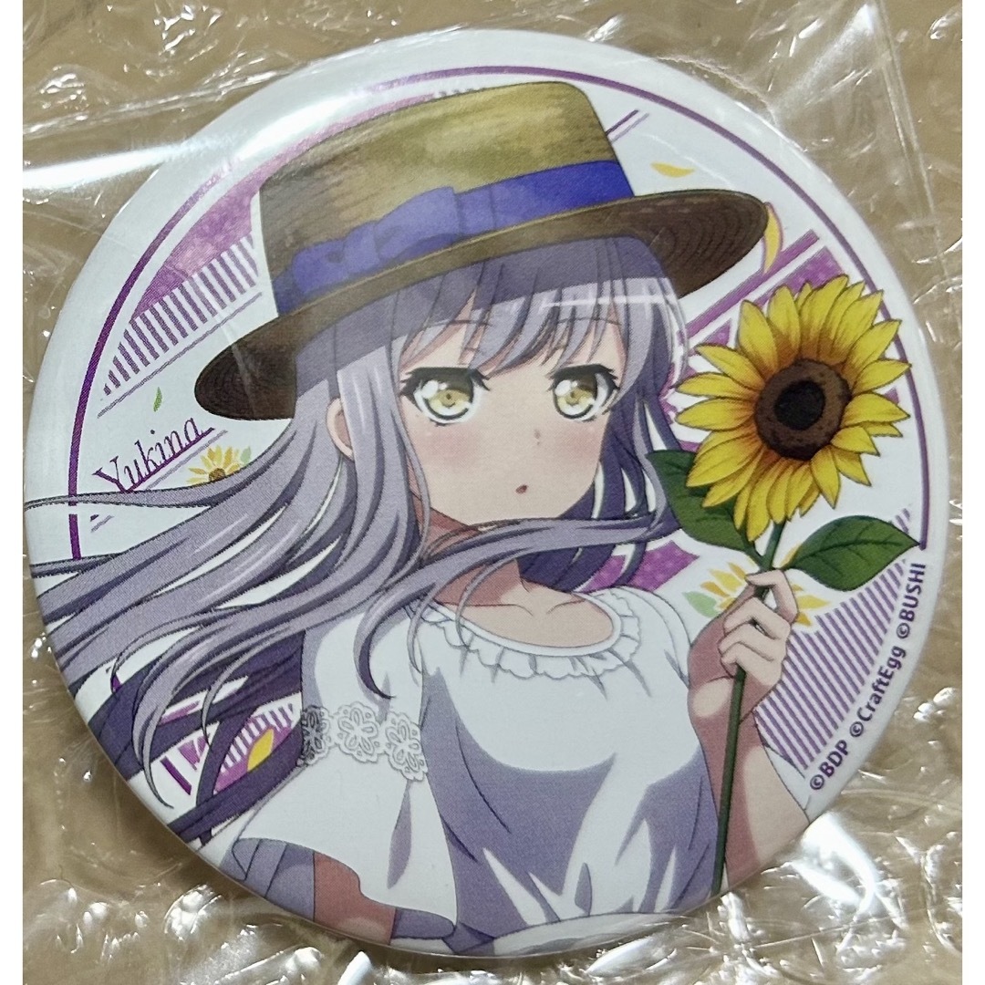 湊友希那 バンドリ ロゼリア Roselia 富士急 タオル缶バッジ ライブ 湊