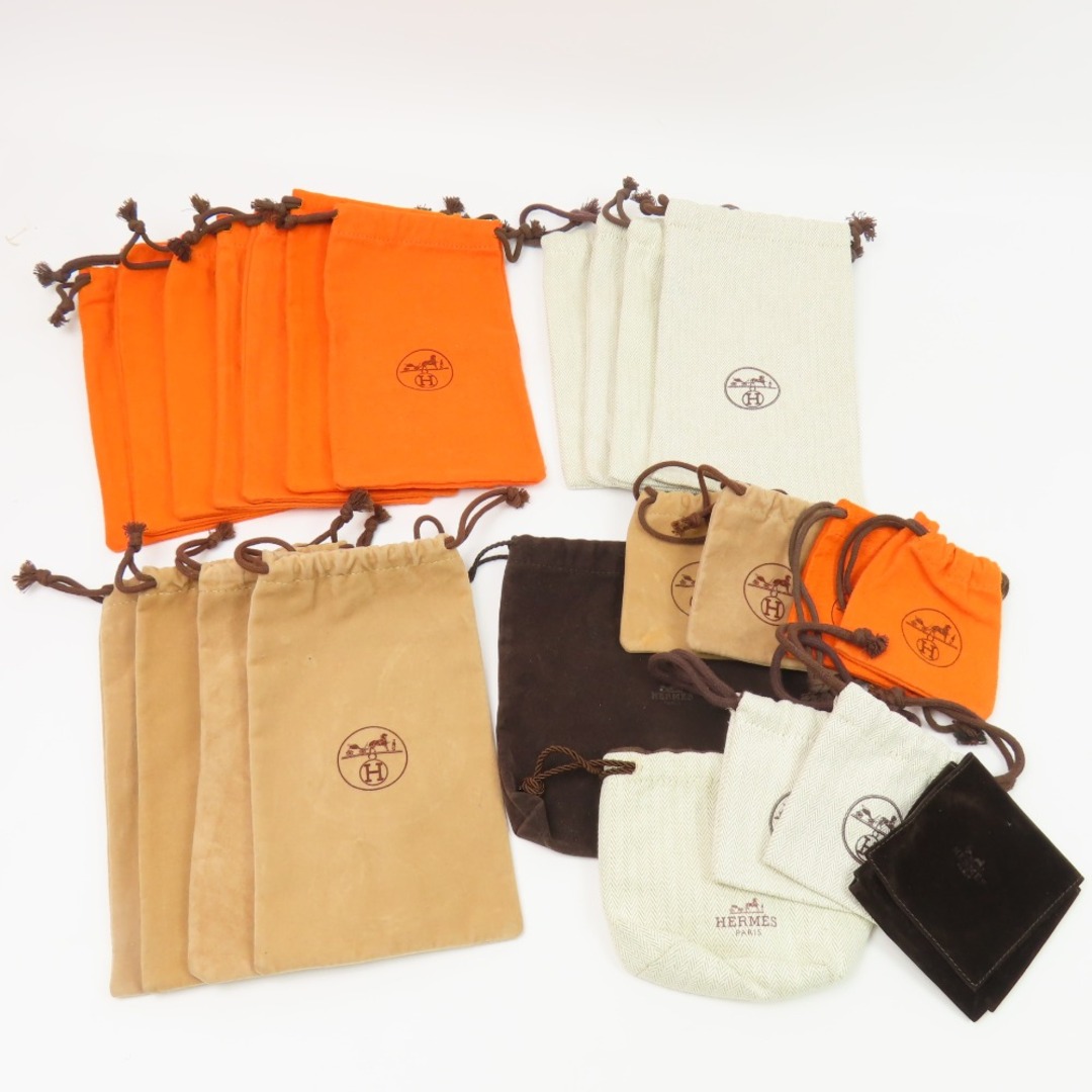 HERMES 空箱 HERMES保存袋（巾着）セット エルメス HERMES 空箱 ケース