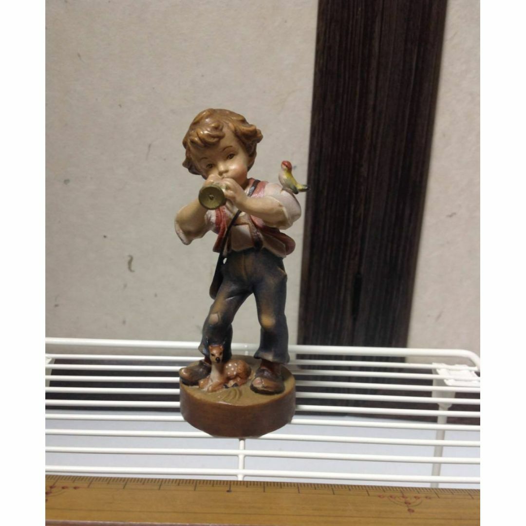 美品☆ITALY ANRI/アンリ J.C.GIBERT 作 木彫り人形☆検) アンリ人形