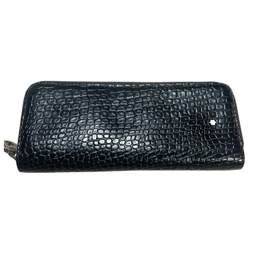 モンブラン MONTBLANC クロコ型押し 本革 ペンケース 美品