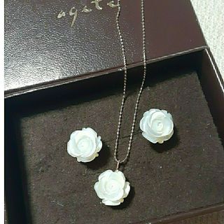 agete 2019限定 アメジスト カイヤナイト ピアス&チャームセット