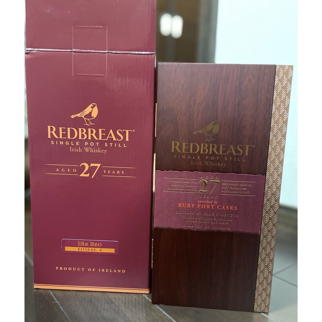 レッドブレスト27年ルビーポートカスク カスクストレングス 53.6度バッチ4
