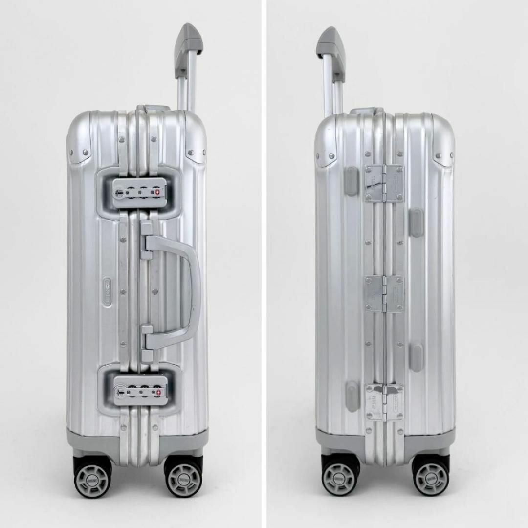 美品 リモワトパーズスーツケースTSAロック銀色アルミ約32L頑丈