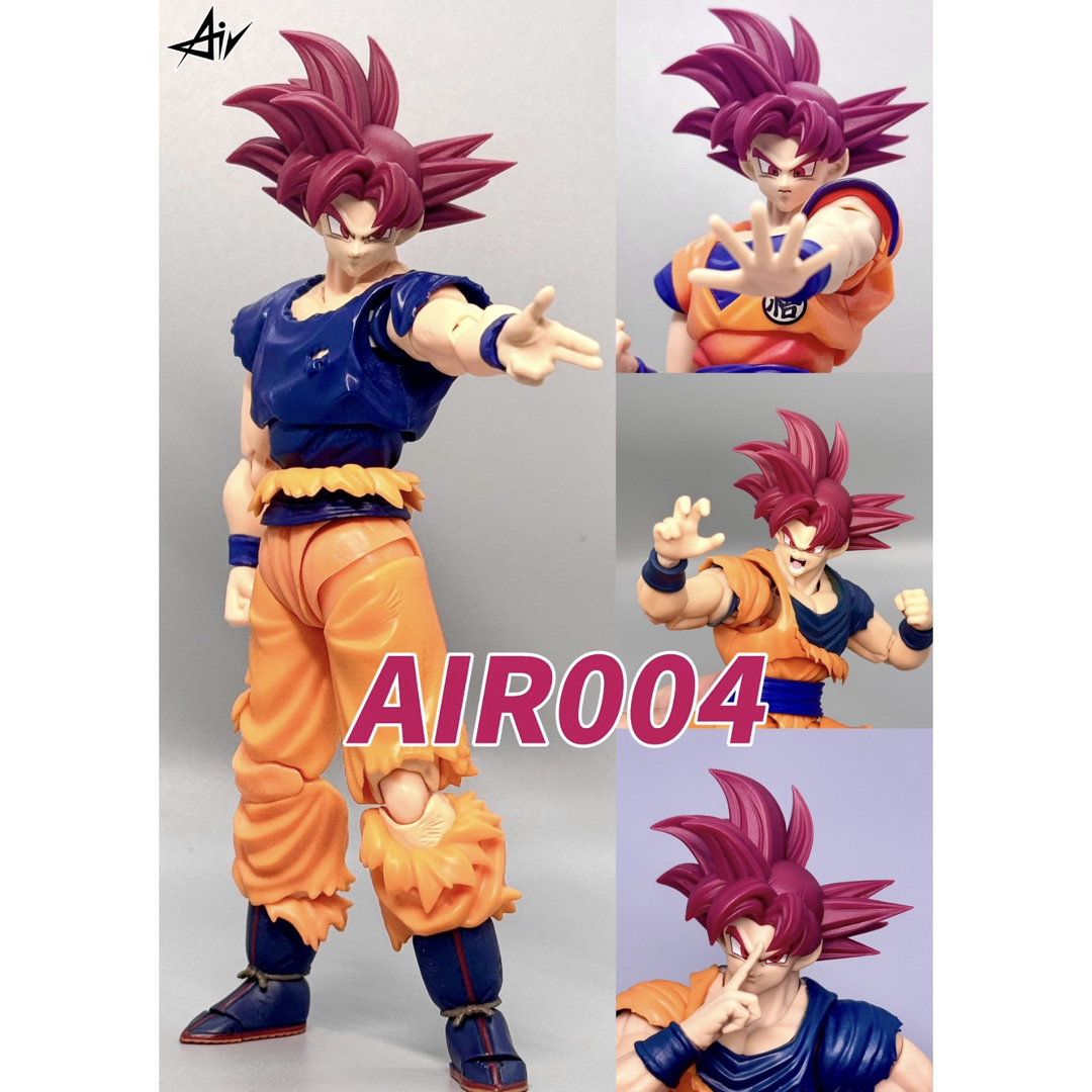 S.H.Figuarts用 孫悟空 スーパーサイヤ人カスタムヘッドパーツ