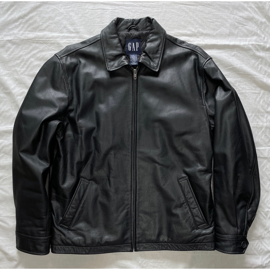 OLD GAP オールド ギャップ レザージャケット ブラック M
