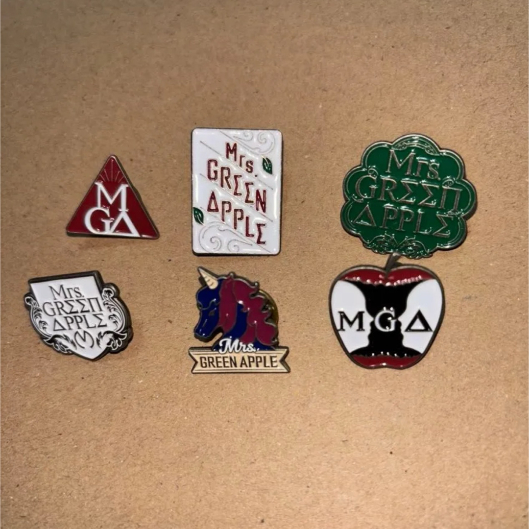 Mrs. GREEN APPLE エデンの園ピンバッジ全6種コンプリートセット