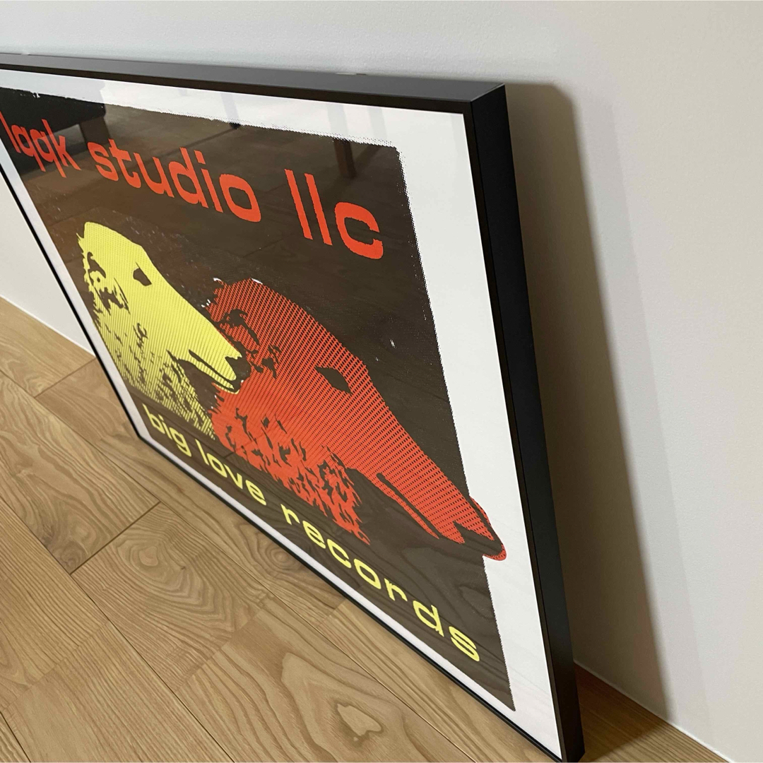 LQQK STUDIO シルクスクリーン T big love records LQQK STUDIO シルク